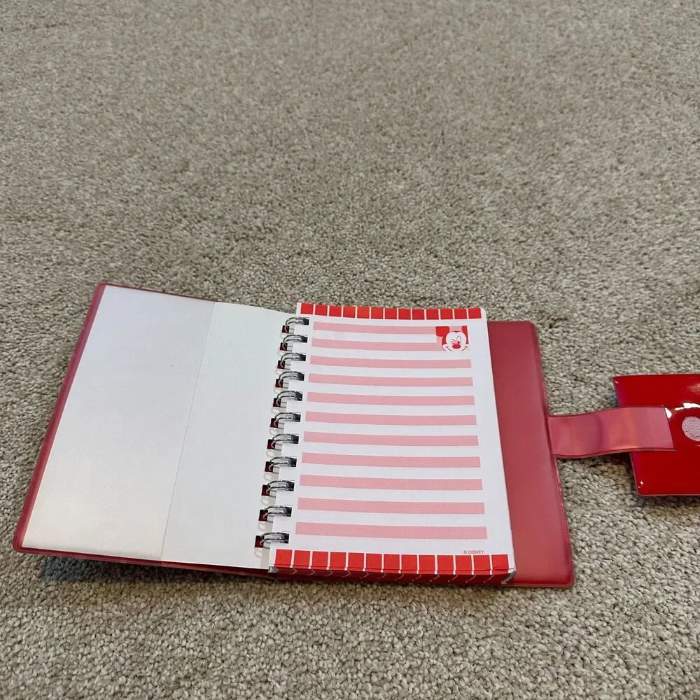 Vintage Disneyland Mickey Mouse Colorblock Notebook